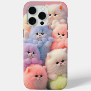 iPhone 15Pro Max case teddy cats colorful 