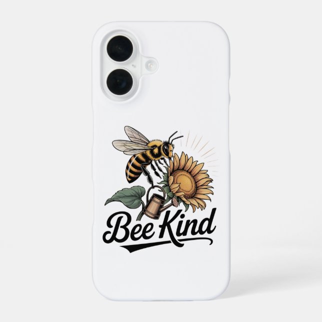 iPhone 16 Case Bee Kind  (Back)