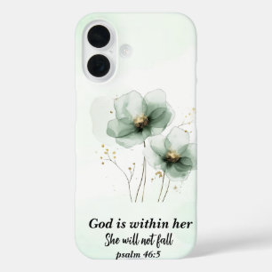 Iphone 16 case, Biblical phrase Case