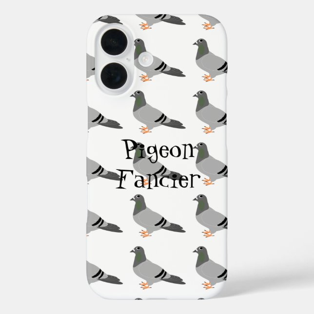iPhone 16 Case Pigeon Design (Back)