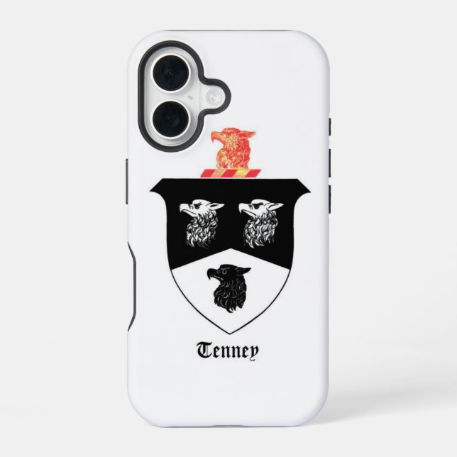 iPhone 16 Case - Tenney Family Crest (Back)