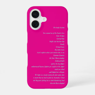 iphone 16 Pink Phone case Soula System
