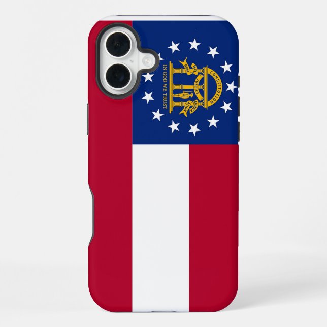 iPhone 16 Plus Case-Mate, Georgia flag Case (Back)