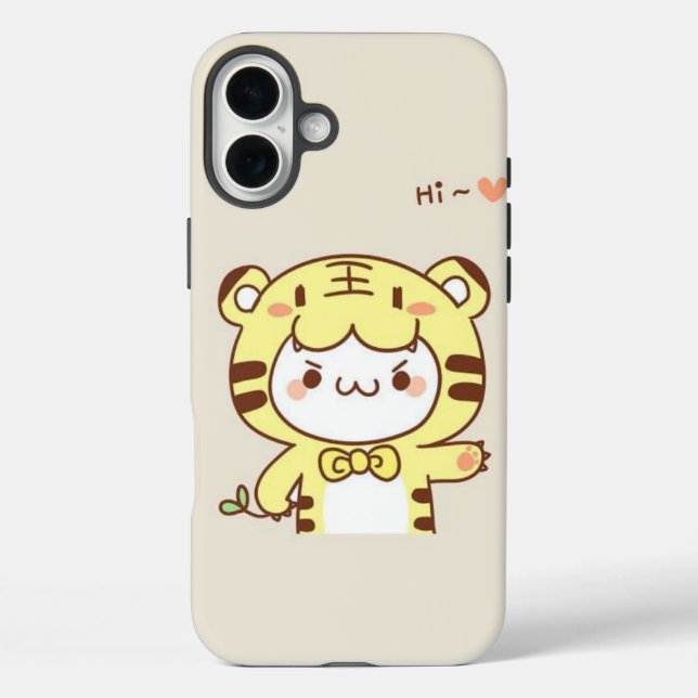 iPhone 16 Plus Case – Shockproof Slim Fit | Clear/ (Back)