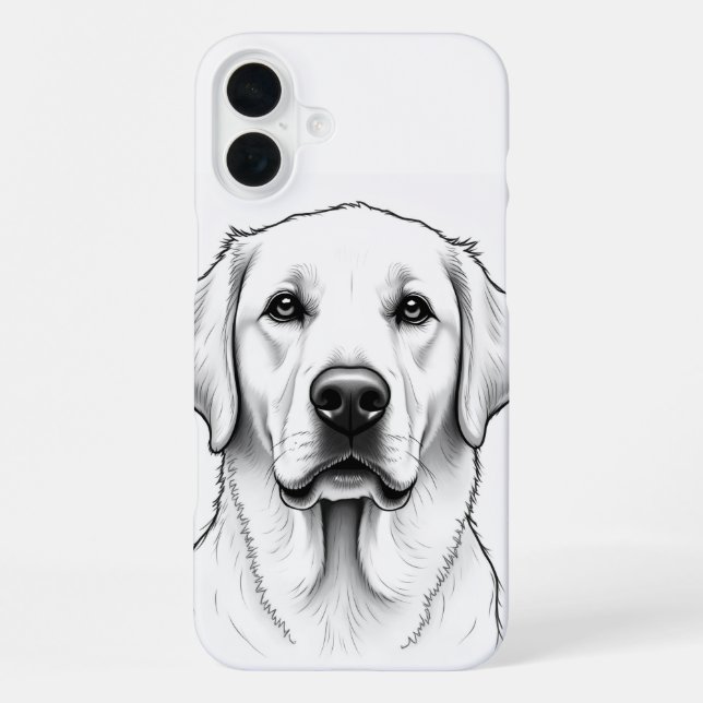 iPhone 16 Plus Cases - Labrador Retriever (Back)