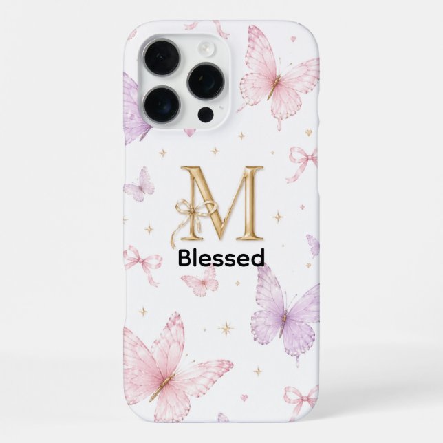 iPhone 16 Pro Max Butterfly Dream Case (Back)