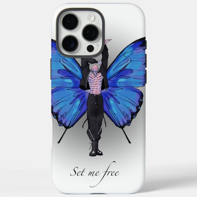 iPhone 16 Pro Max Cases with Jimin “Set me free” (Back)