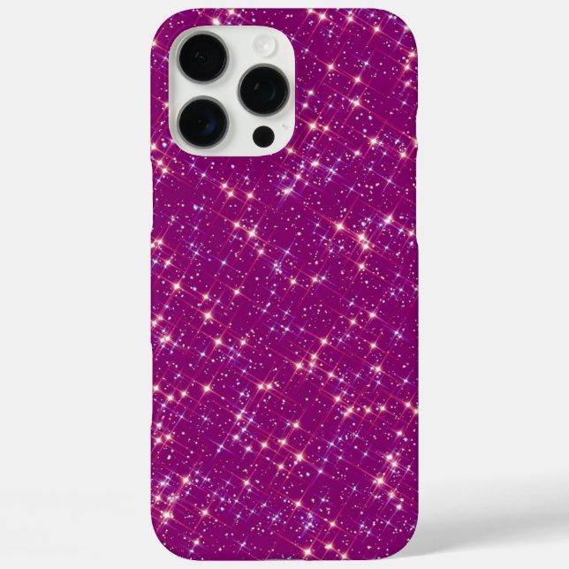 Iphone 16 pro max pink glittery case ( all iphons) (Back)