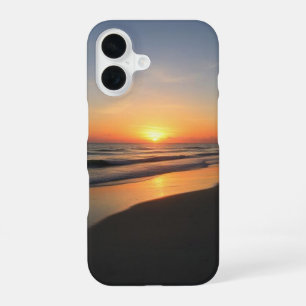 IPhone 16 sunset beach phone case