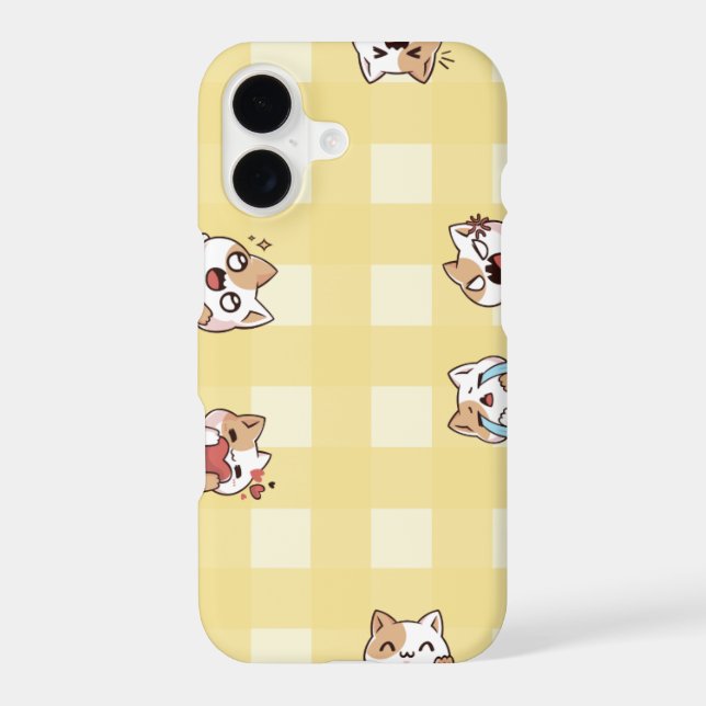 Iphone 17 Case - Kawaii Cat (Back)