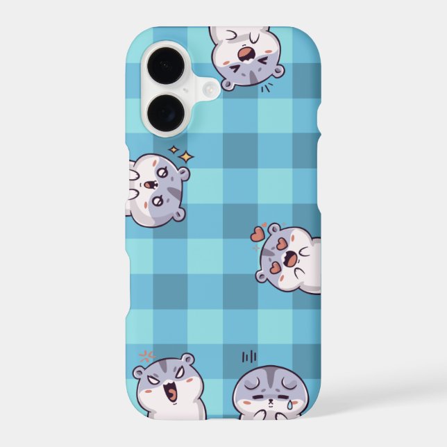 Iphone 17 Case - Kawaii Hamster (Back)