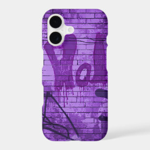 iPhone 17 Case Mate – Purple Brick Wall Art Design
