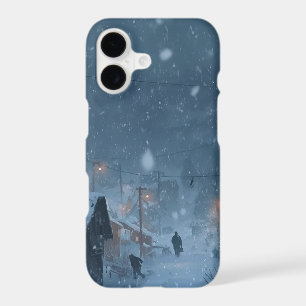 iPhone 17 Case with Snowstorm Design – Winter Bliz