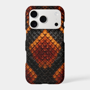 iPhone 17 Pro Case. Molten Ember Dragon Scales. 