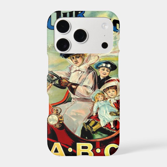 iphone 17 PRO CASE VINTAGE ILLUSTRATION (Back)
