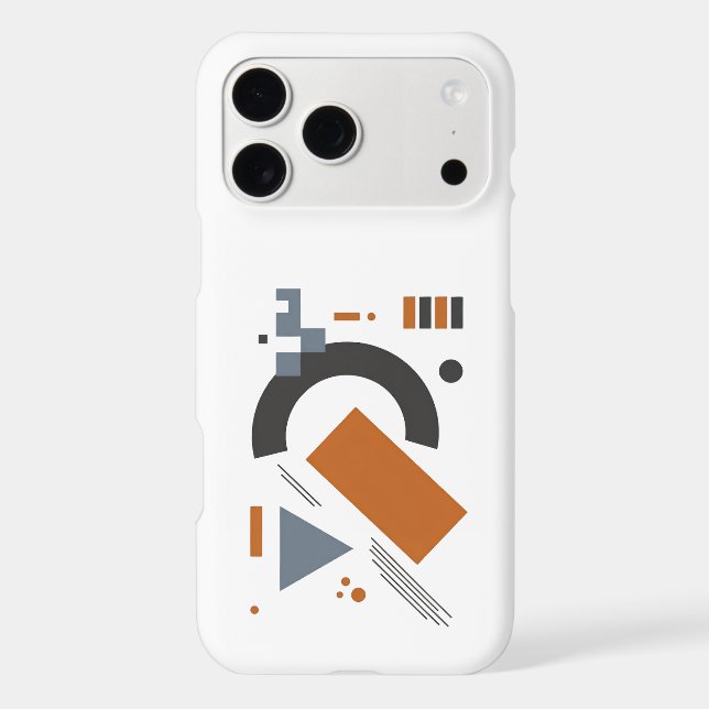 Iphone 17 Pro Max Phone Case with geometric art (Back)