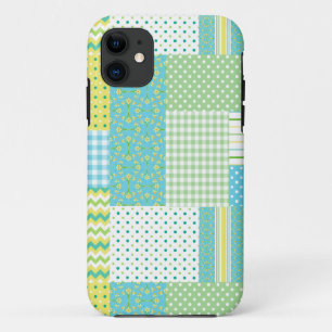 iPhone 5/5s Case-Mate Case Daffodil Faux-Patchwork