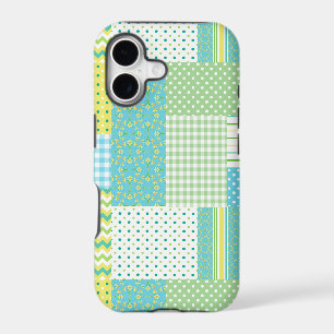 iPhone 5/5s Case-Mate Case Daffodil Faux-Patchwork