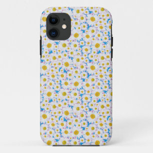 iPhone 5/5s Case-Mate Case: White Daisies on Blue 11 Case