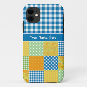 iPhone 5/5s Case to Personalise: Faux Patchwork
