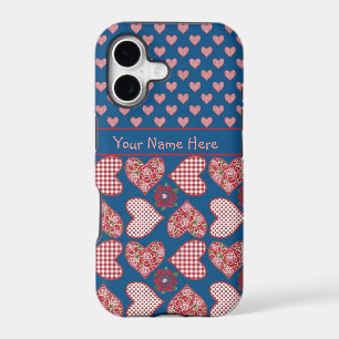iPhone 5/5s Case to Personalise: Hearts and Roses