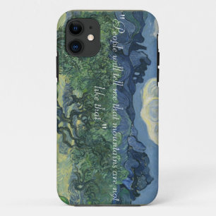 iPhone 5/5S, Van Gogh Olive trees & Quote 11 Case