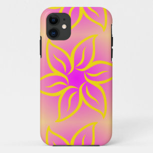 iPhone 5 Barely There Case Pink Yellow Flower