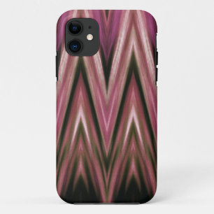 iPhone 5 Barely There, Mauve Chevron Zigzags 11 Case