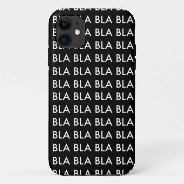 iPhone 5 CASE "Blah blah blah BLA " (Back)