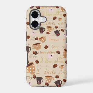 Iphone 5 Case "I love coffee"