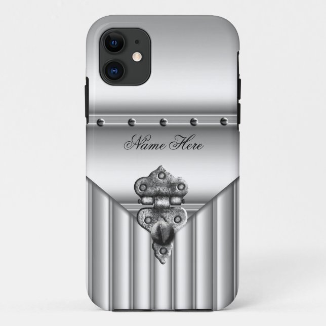 iPhone 5 Case-Mate Case Grey Look Lock (Back)