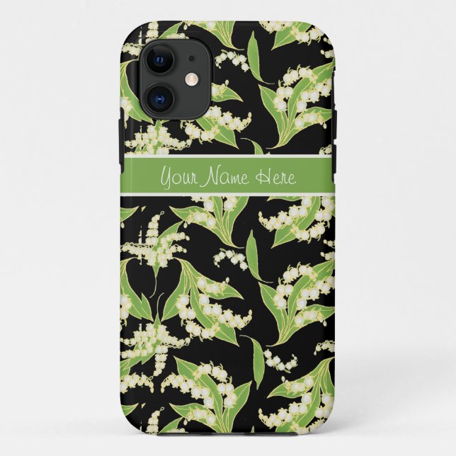iPhone 5 Case-Mate case Lilies of the Valley Black (Back)