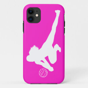 iPhone 5 Case-Mate Dig Silhouette White on Pink 11 Case