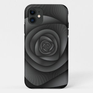 iPhone 5 Case Spiral Labyrinth in Monochrome