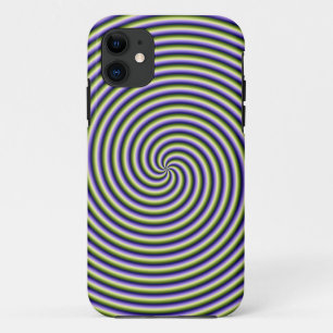 iPhone 5 Case Swirl in Green Blue and Violet