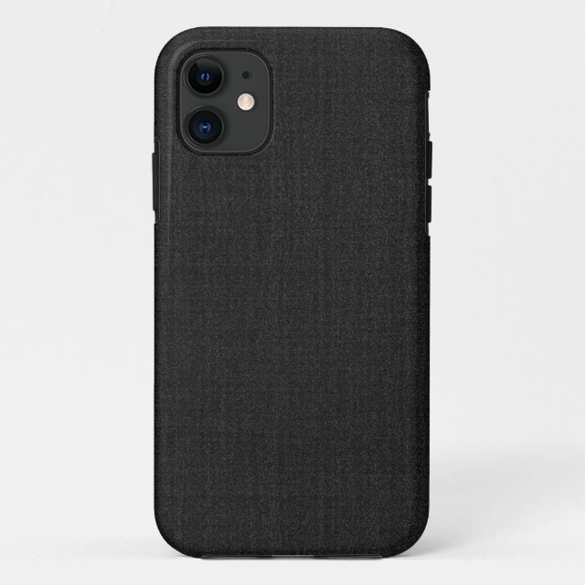 iPhone 5 Case - Textured Solid - Black (Back)