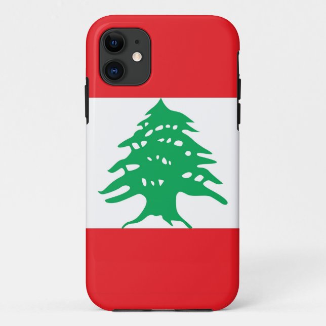 IPhone 5 Case with Flag of Lebanon (Back)