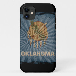 Iphone 5 Case with state flag of Oklahoma