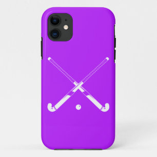 iPhone 5 Field Hockey Silhouette Purple 11 Case