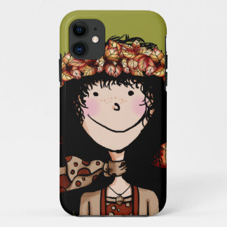 iPhone 5 ID Case, Autumn Girl iPhone 11 Case
