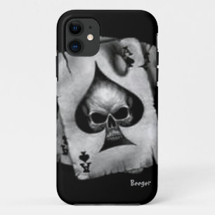 Iphone 5 ID - Skull of Spades iPhone 11 Case