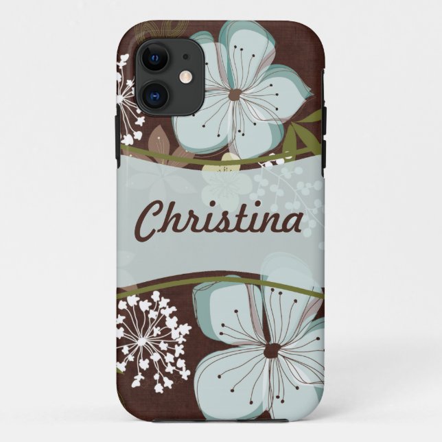 iPhone 5 Mate Barely There™ Case Hawaiian Flowe (Back)