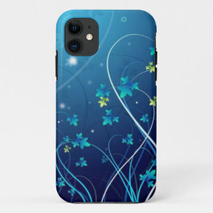 iphone 5 Ocean Blue Flowers case