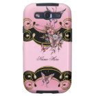 iPhone 5 Pink Gold Black Butterfly