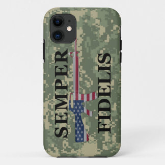 iPhone 5 Semper Fidelis Green Camo iPhone 11 Case