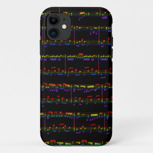 iPhone 5 Sheet Music Rainbow 11 Case