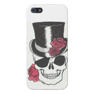 iphone 5 skull with roses case case for iPhone 5/5S