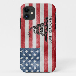 iPhone 5 USA Flag Military Don't Tread on Me Case