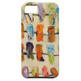 iphone 5 vibe case abstract art birds