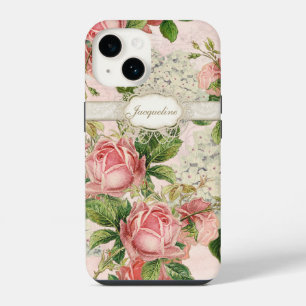 IPhone 5 - Vintage English Rose Lace n Hydrangea Case